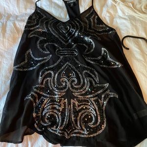 Express sequin tank